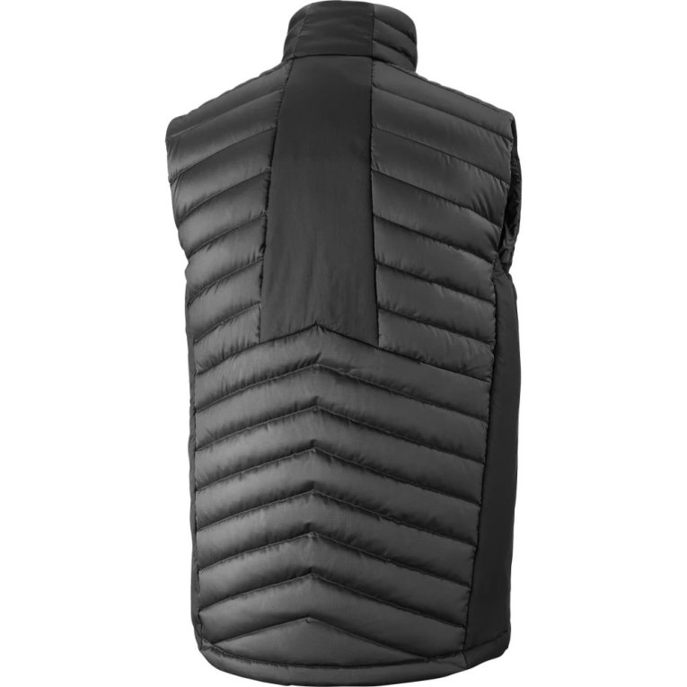 Pánské Zateplené Vesty Salomon Essential Xwarm Down Černé | CZ 31HZVPD